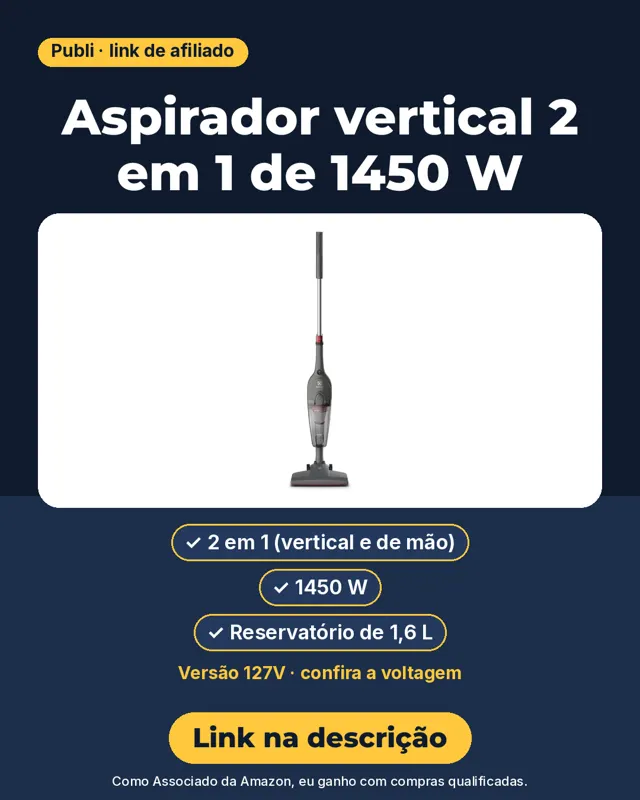 Aspirador Vertical 2 em 1 Electrolux STK15 (127V)