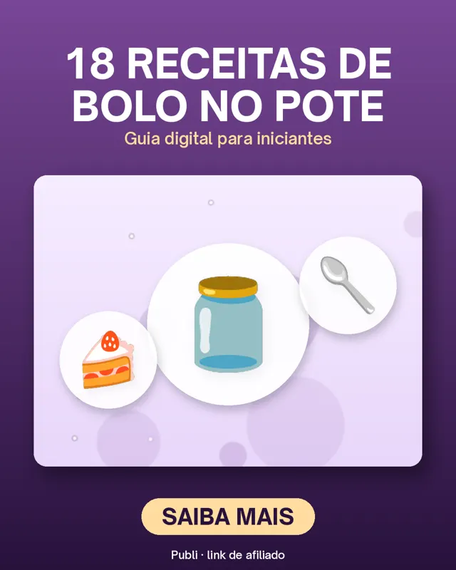 Bolos no Pote — 18 receitas para iniciantes